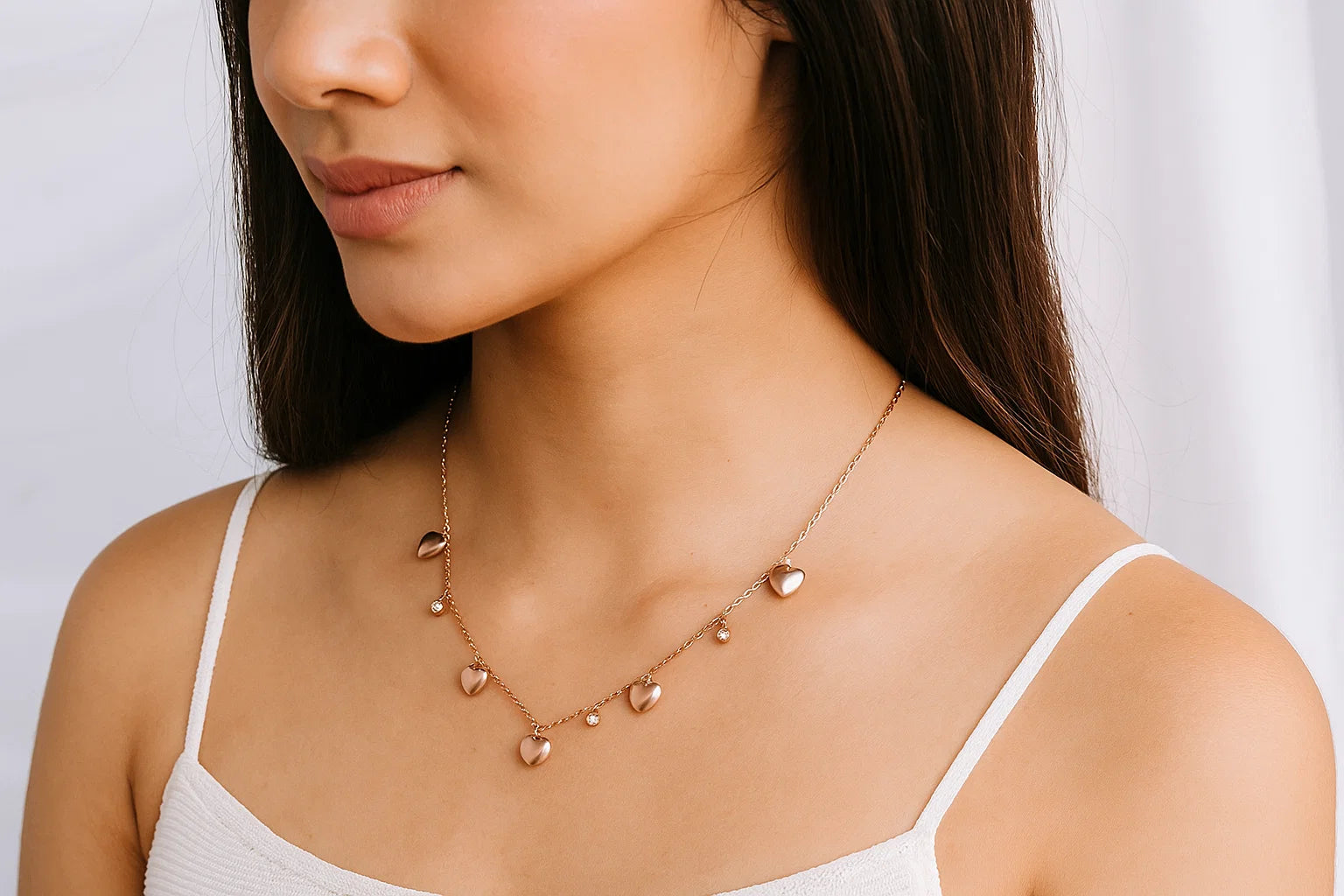 Gorgeous Rose Gold Sweethearts