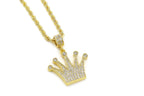 Iced Out Royalty Crown Necklace