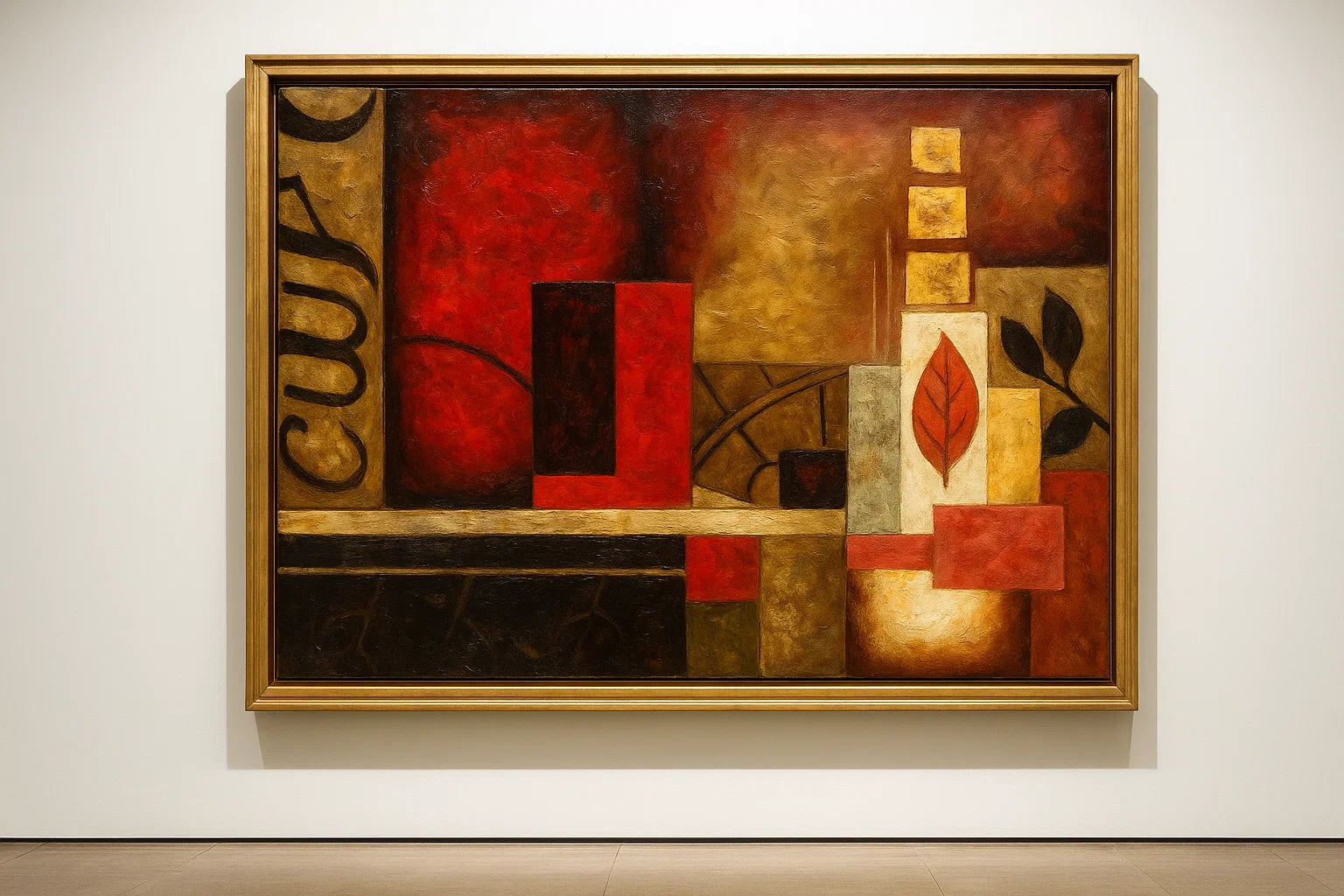Fall Patterns – Handmade Oil Painting on Canvas 20x24