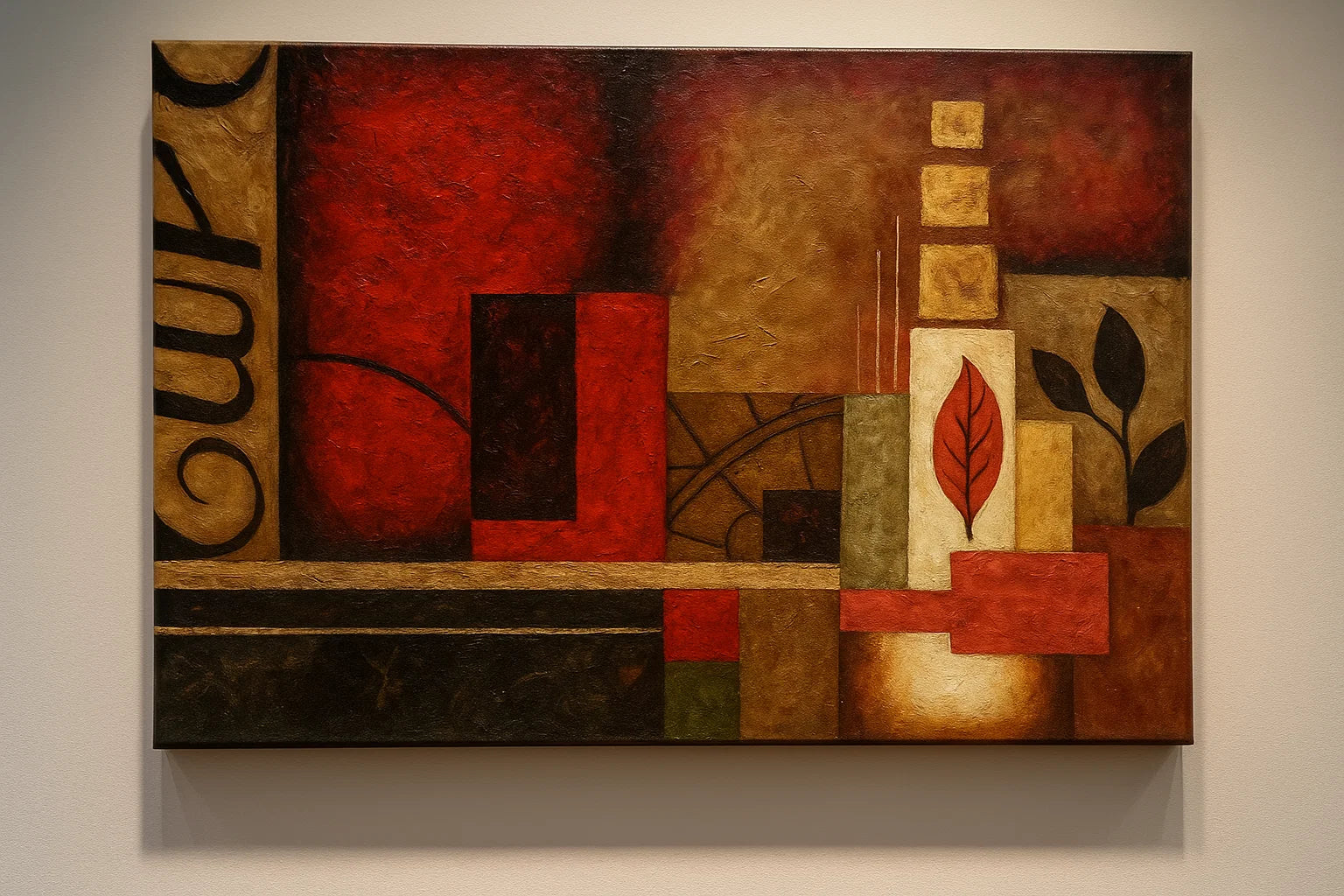Fall Patterns – Handmade Oil Painting on Canvas 20x24