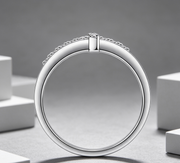 Holy Light Cross - A Fashionable And Luxurious Jewelry Piece Set With Moissanite S925 Sterling Silver And Platinum-plated Diamond