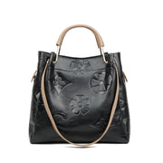 Luna | Floral Embossed Handbag