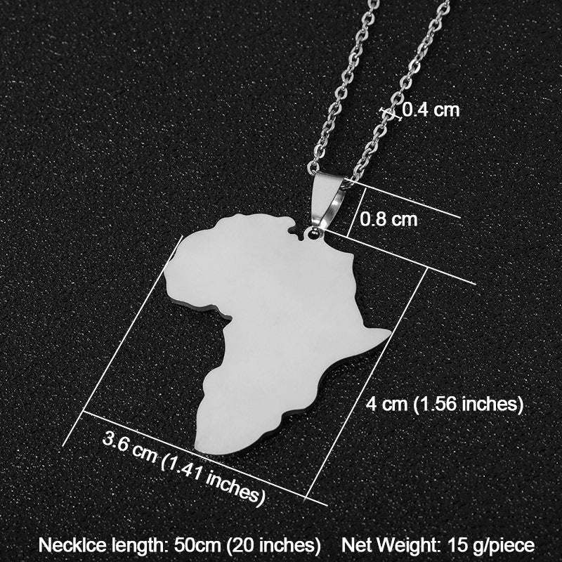 Fashion New Titanium Steel Glossy Gold Necklace