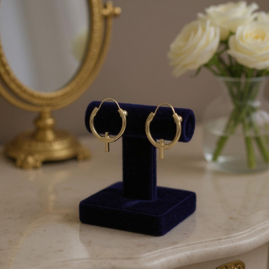 Kids Cross Earrings