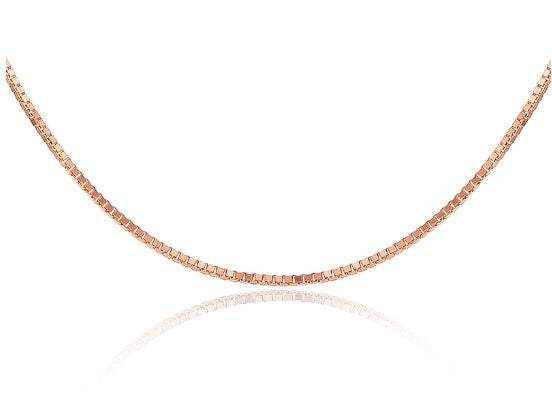 Rectangular Simulation Emerald 18K Rose Gold Color Treasure Pendant Necklace For Women