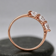 Korean foreign trade explosion jewelry high quality zircon micro plated genuine gold engagement ring to the wholesale ring
