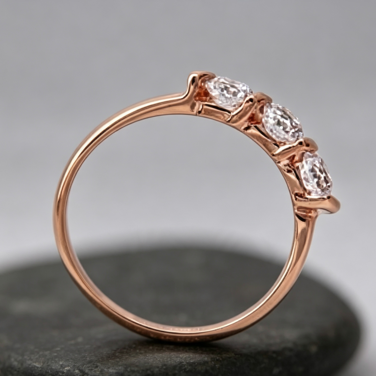 Korean foreign trade explosion jewelry high quality zircon micro plated genuine gold engagement ring to the wholesale ring