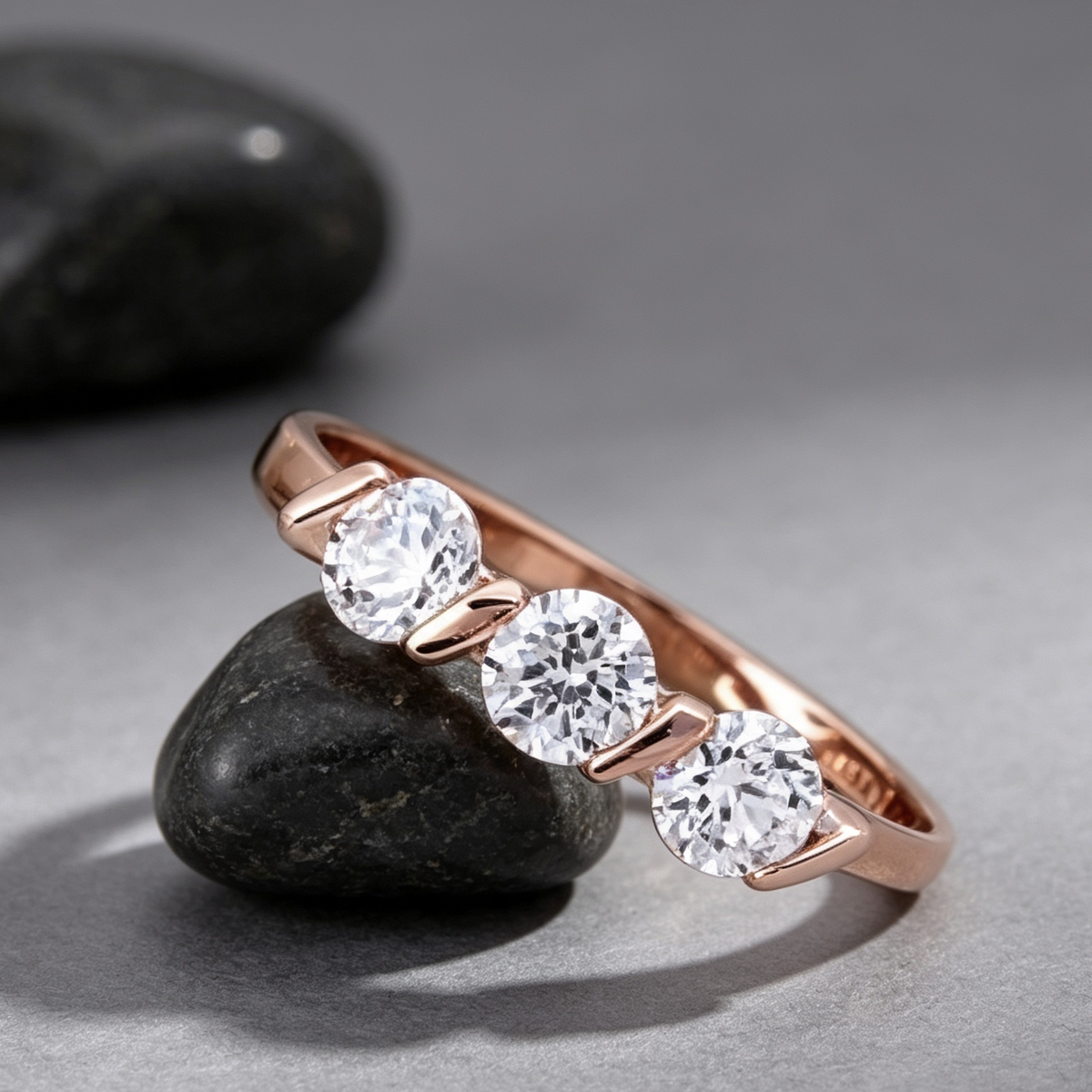 Korean foreign trade explosion jewelry high quality zircon micro plated genuine gold engagement ring to the wholesale ring