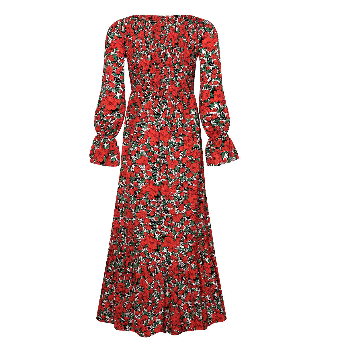 Roxy - Smocking Long Sleeve Dress