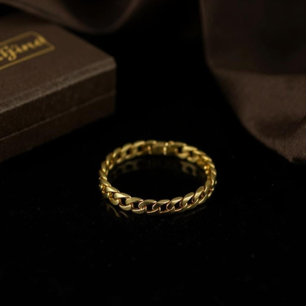 Bracelet - 10K Solid Yellow Gold – 8-Inch Designer Concave Anchor
