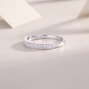 Diamond Ring Luxury Fashion Set Moissanite Silver Ring