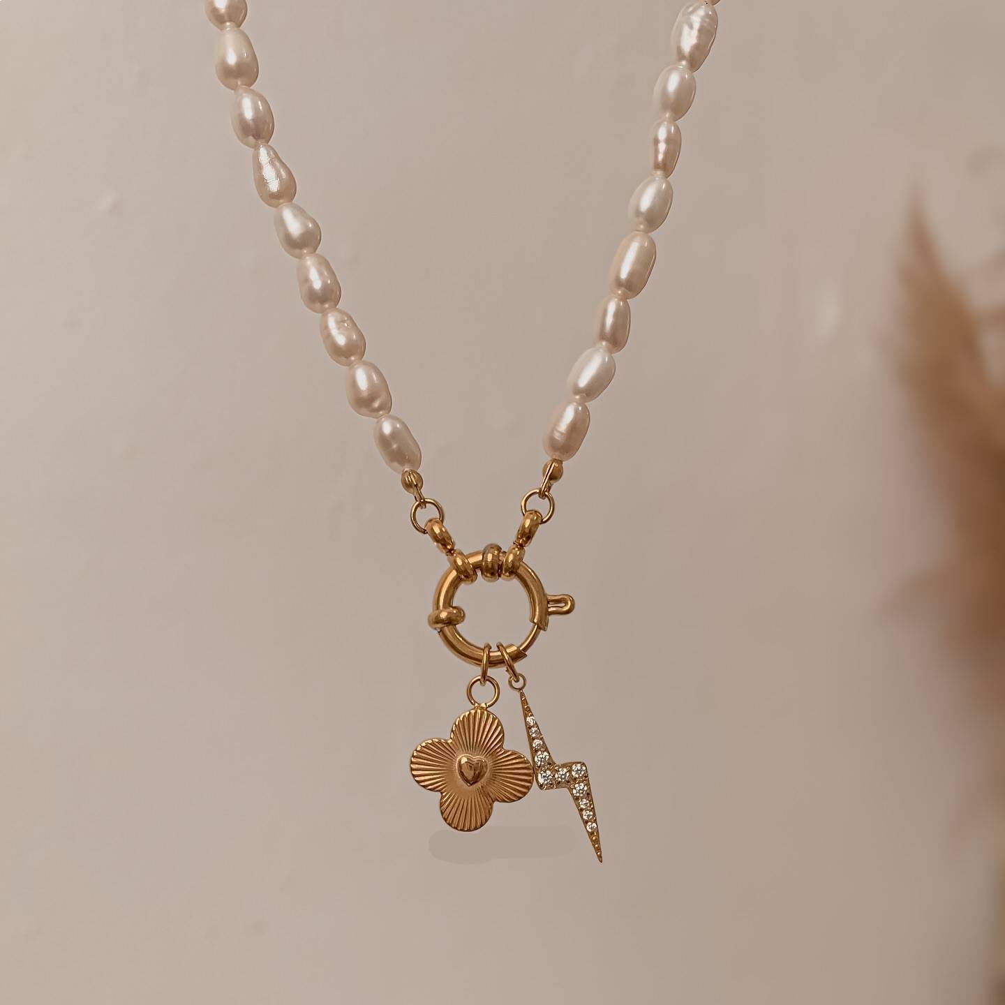 Stainless Steel DIY Vacuum Plating 18K Gold Color Protection Necklace