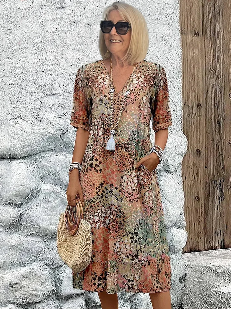 Coraline | Modern  Midi Dress