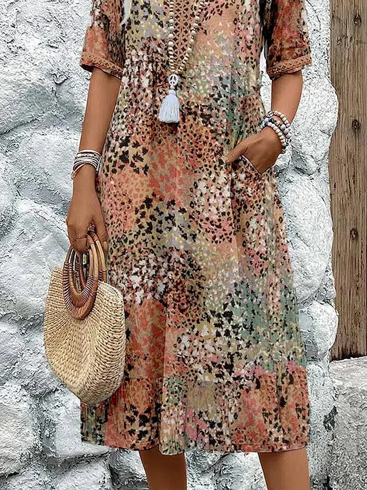 Coraline | Modern  Midi Dress