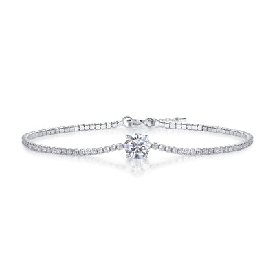 Dawn Luxury Fashion Mossan Diamond S925 Silver Bracelet