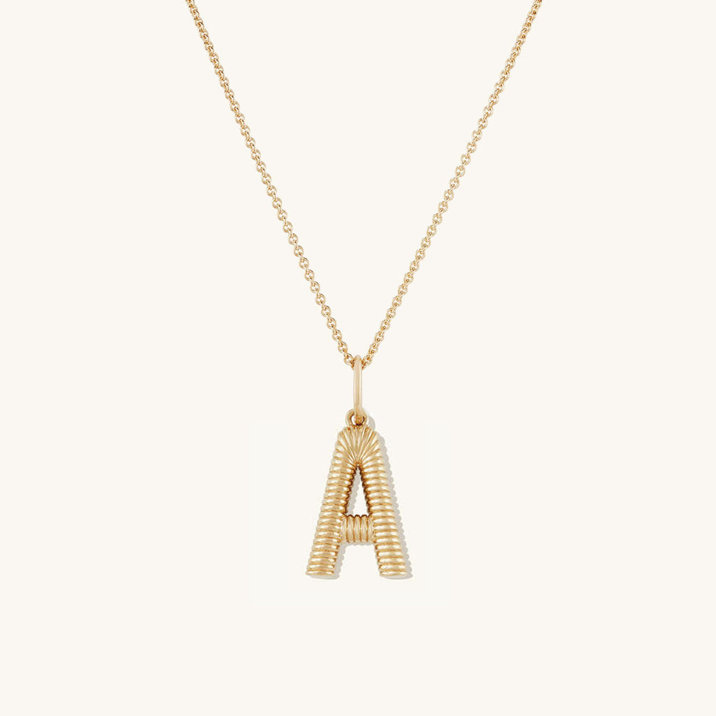 Personalized Simple Letter Necklace Fashion Creative Pattern Gold 26 Letter
