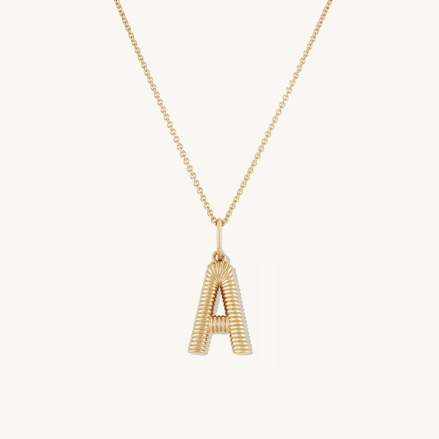 Personalized Simple Letter Necklace Fashion Creative Pattern Gold 26 Letter