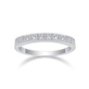 Diamond Ring Luxury Fashion Set Moissanite Silver Ring