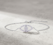 Wishing Elf Luxury Fashion Mosan Diamond S925 Silver Bracelet