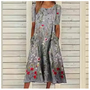 Casual Everyday Loose Dress with Pockets