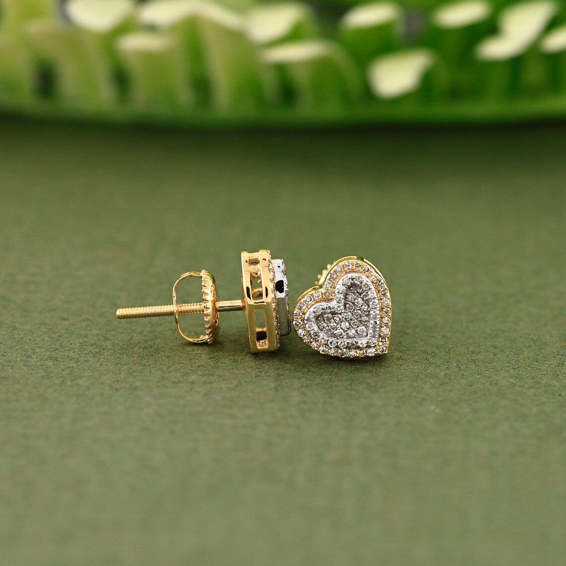 Diamond Fancy Heart Earring