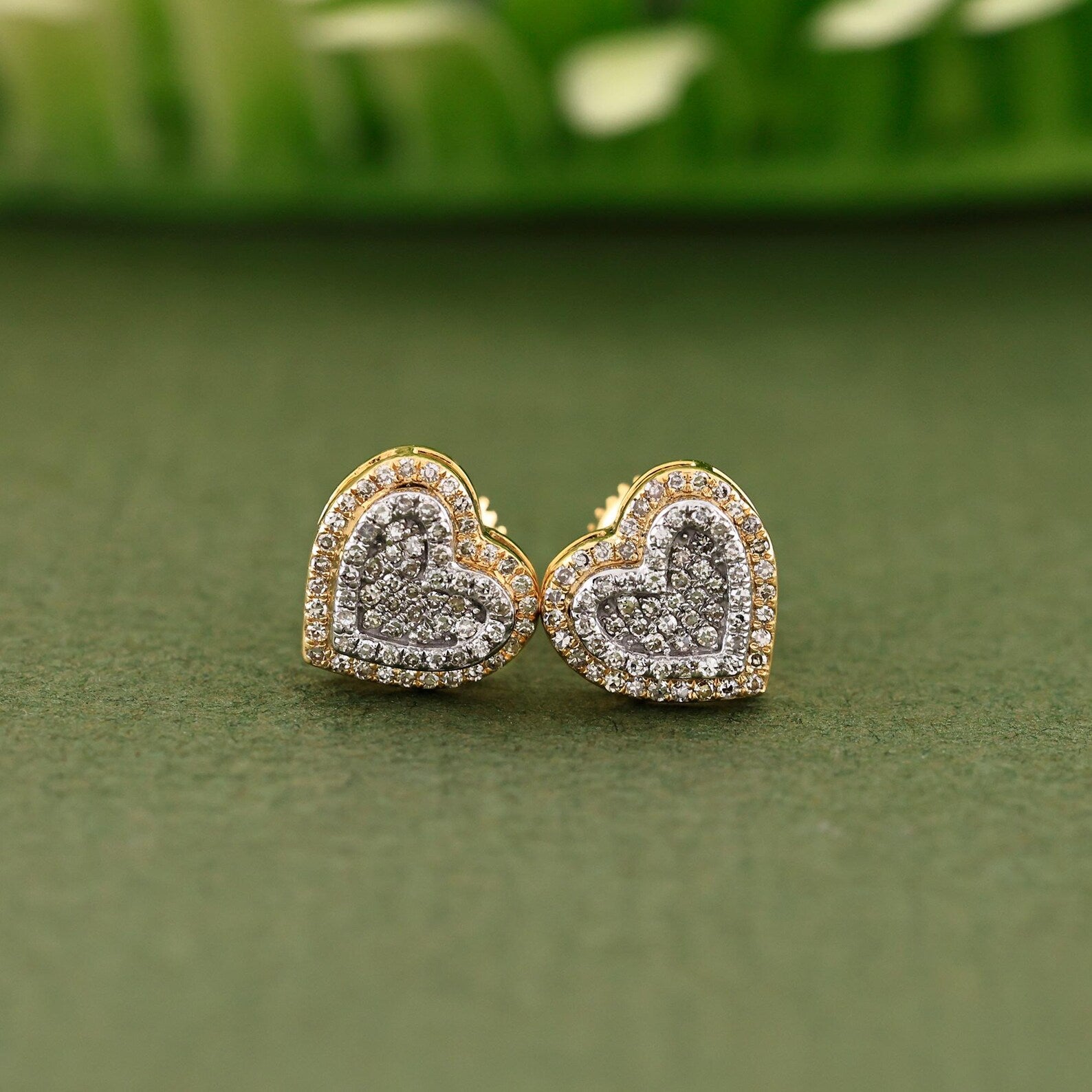 Diamond Fancy Heart Earring