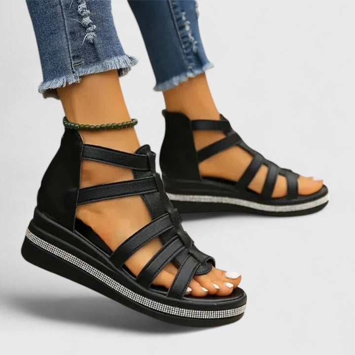 Kendall | Strass Sandals