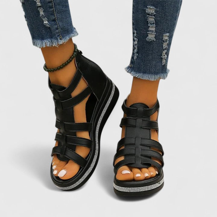 Kendall | Strass Sandals