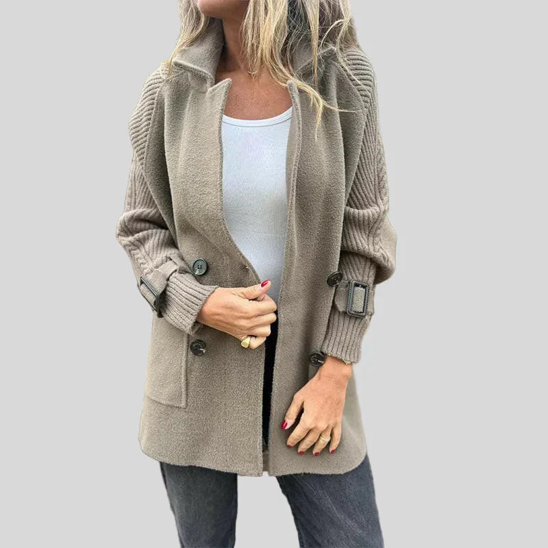 ISOLA | Mid-Length Double-Breasted Coat