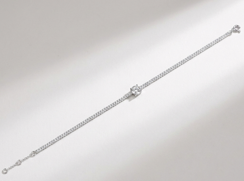 Dawn Luxury Fashion Mossan Diamond S925 Silver Bracelet