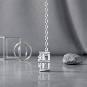 True Heart - A Fashionable And Luxurious Diamond Jewelry Pendant Set With 1-carat Moissan Diamond S925 Sterling Silver