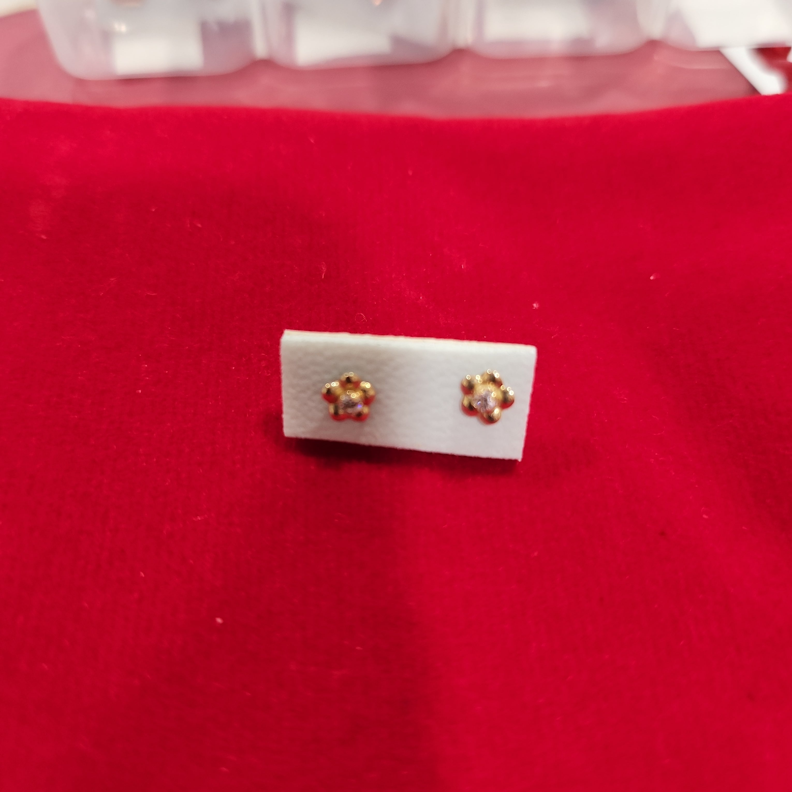 18K Yellow Gold Earrings for Baby - Roxy's Store